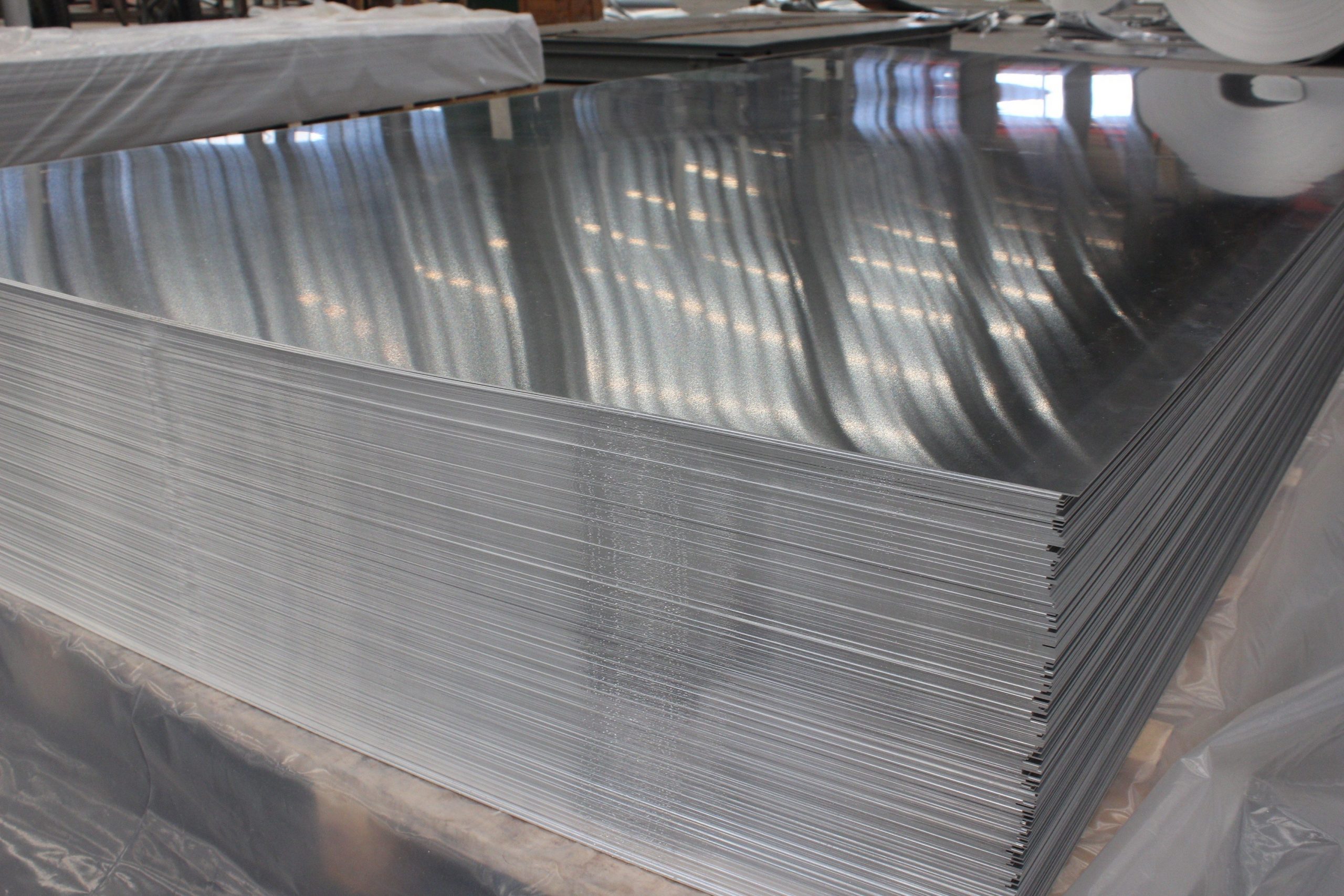 Silver White Mill Finish 6mm Aluminium Sheet Customized Size